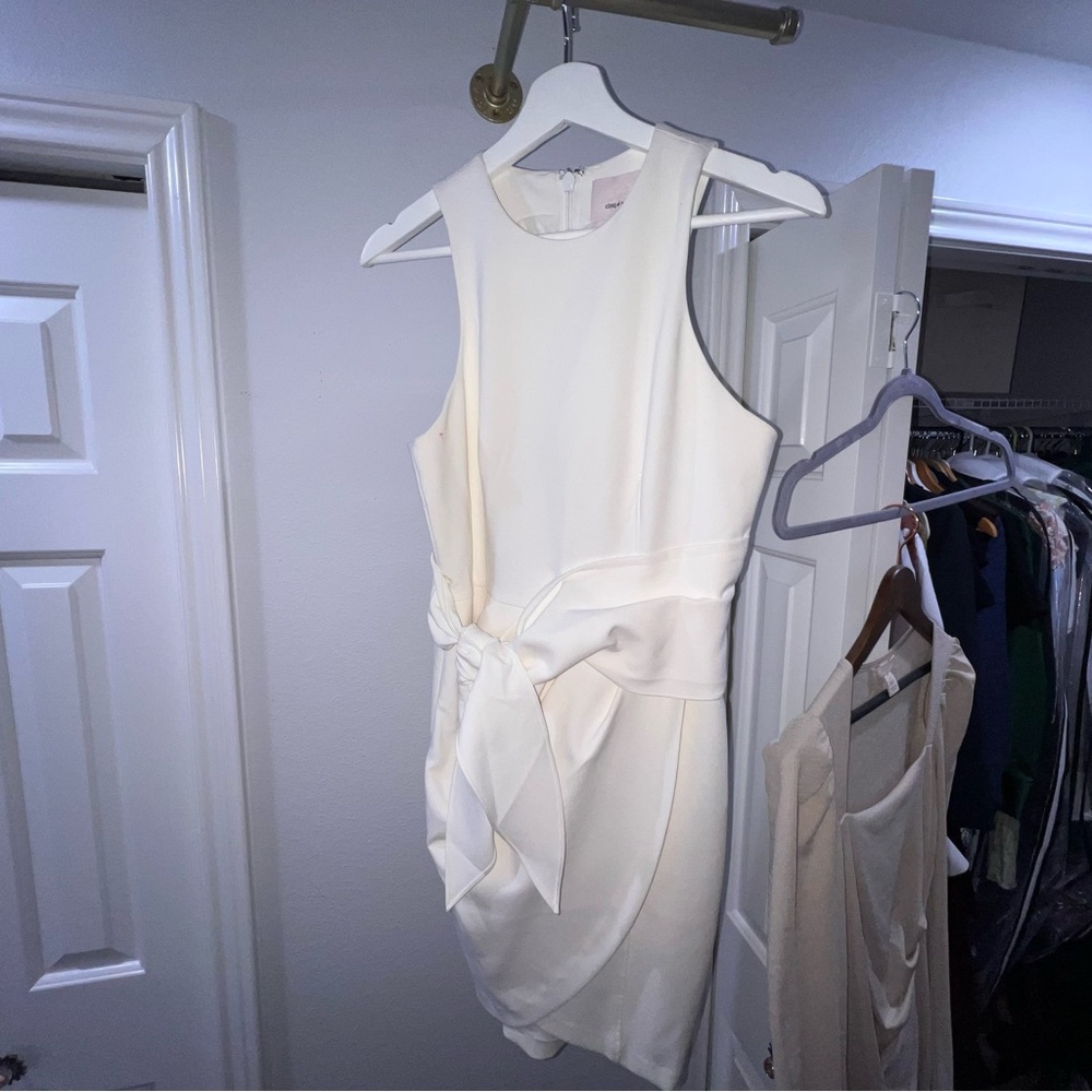 New white formal dress